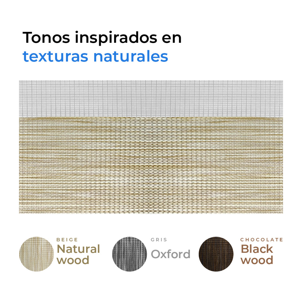 PERSIANA DUOLINE BEIGE NATURAL WOOD