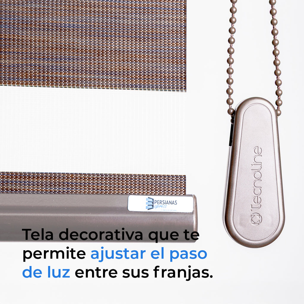 PERSIANA DUOLINE CHOCOLATE BLACK WOOD