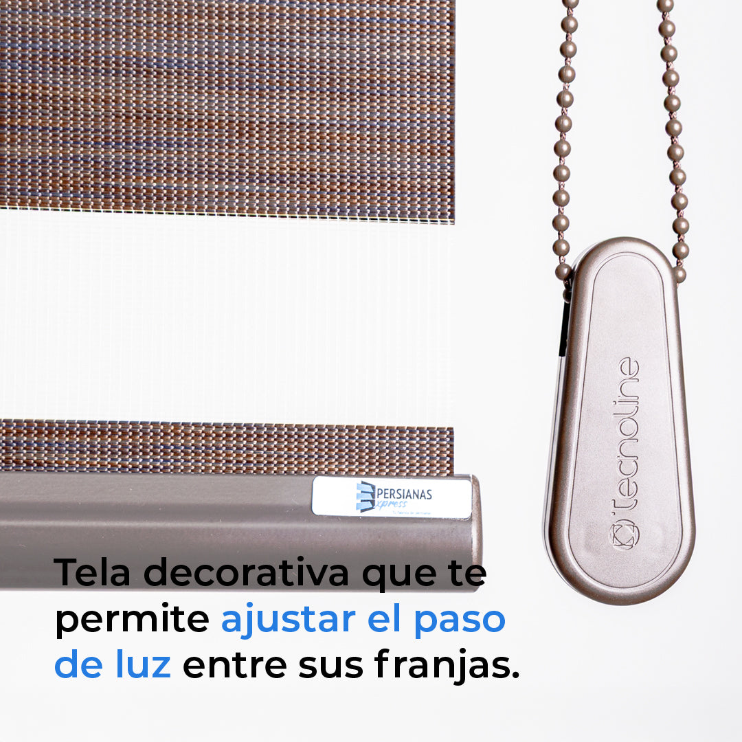 PERSIANA DUOLINE CHOCOLATE BLACK WOOD