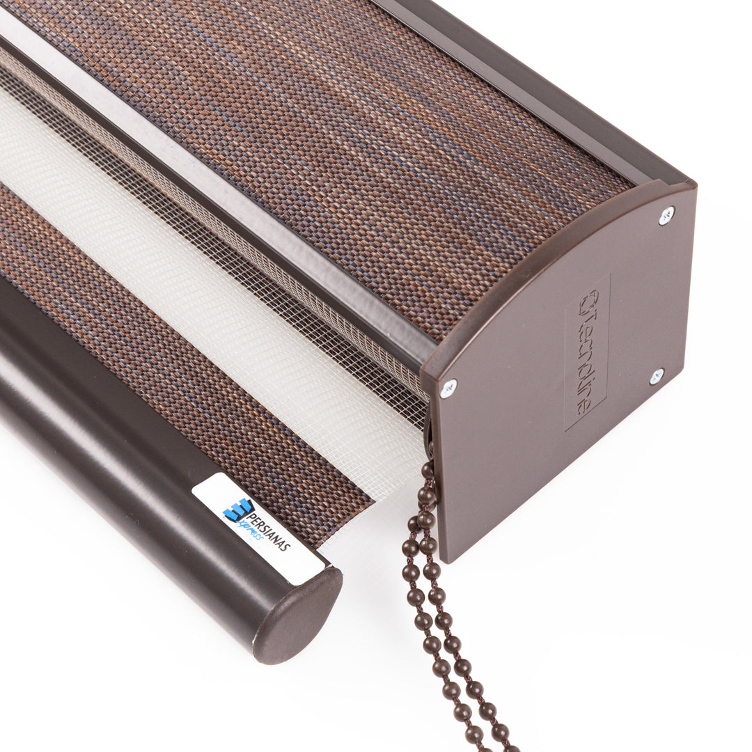 PERSIANA DUOLINE CHOCOLATE BLACK WOOD