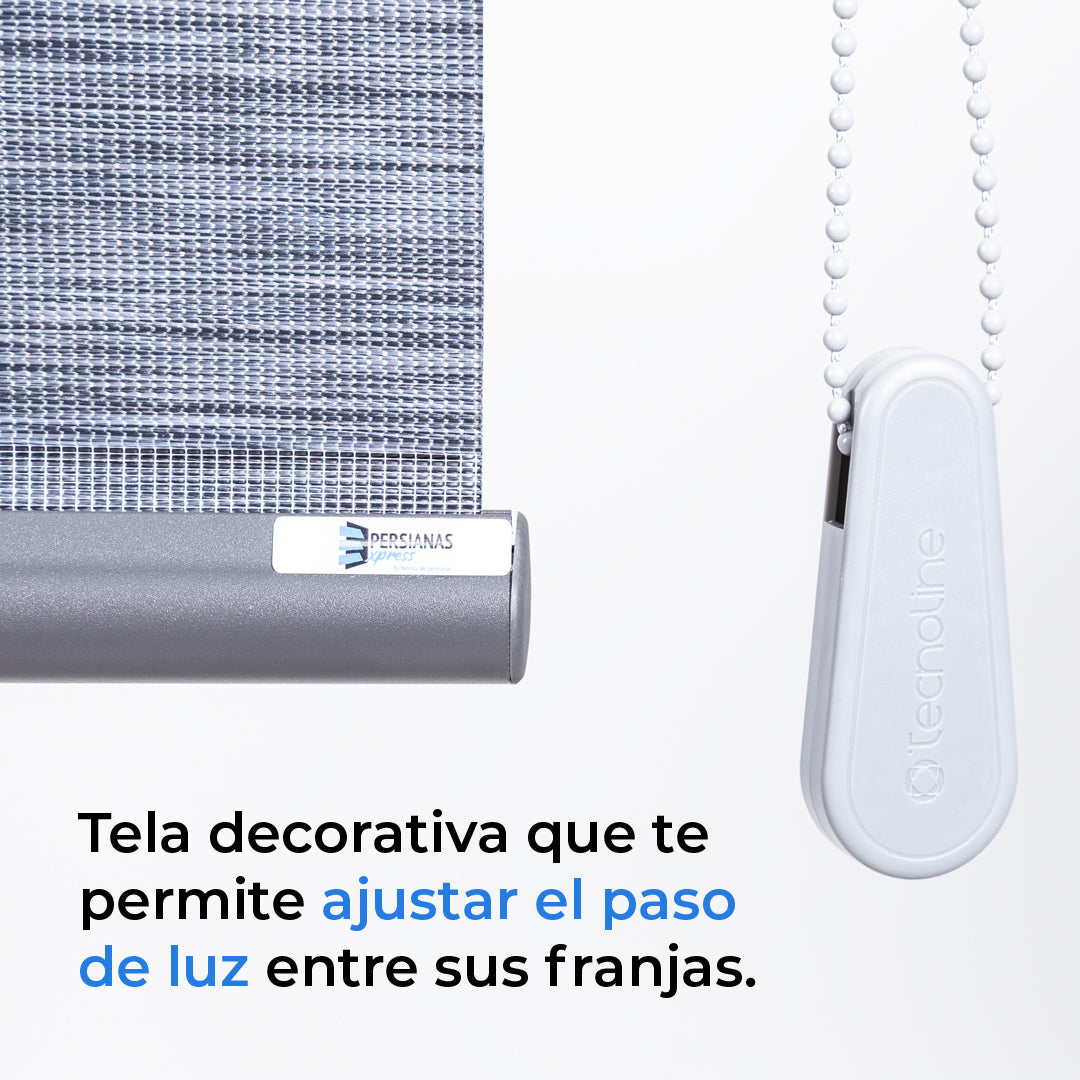 PERSIANA DUOLINE GRIS OXFORD