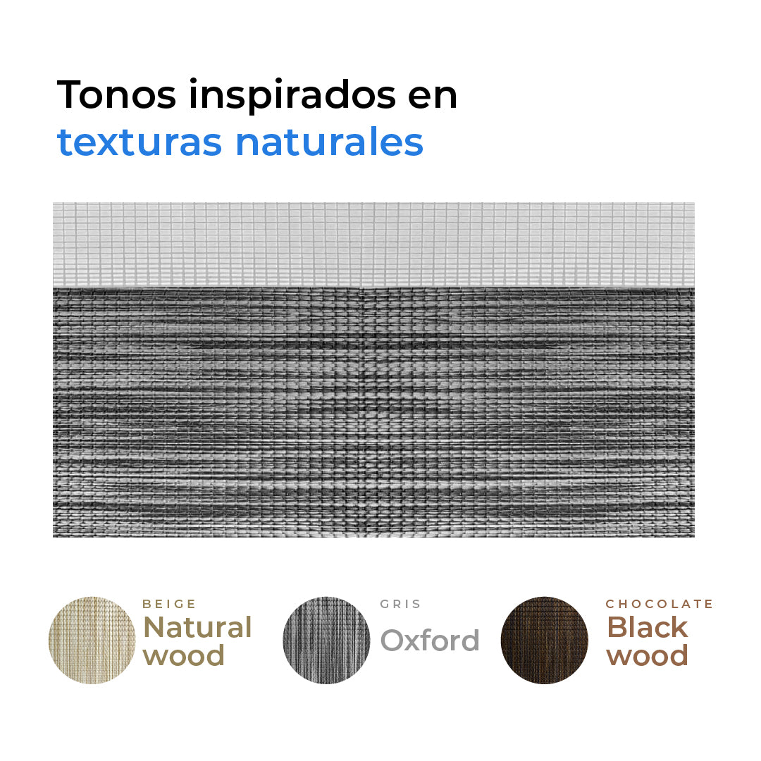 PERSIANA DUOLINE GRIS OXFORD